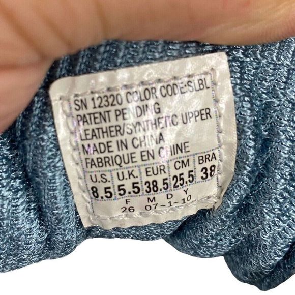 Skechers Shape Ups Women's 8.5 XF Accelerators Silver Blue White 12320 Toneing - Picture 10 of 10